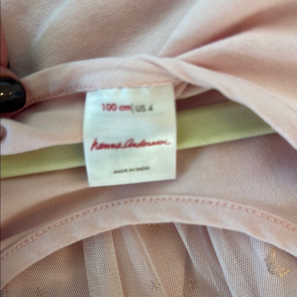 Pink Ruffled Kids Dress - Picture 3 of 3
